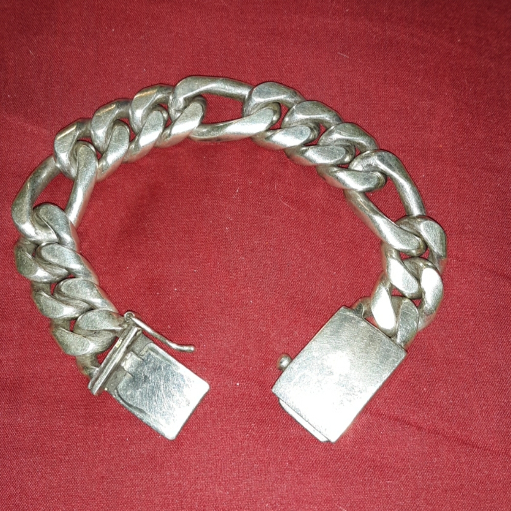 Men's sterling silver bracelet